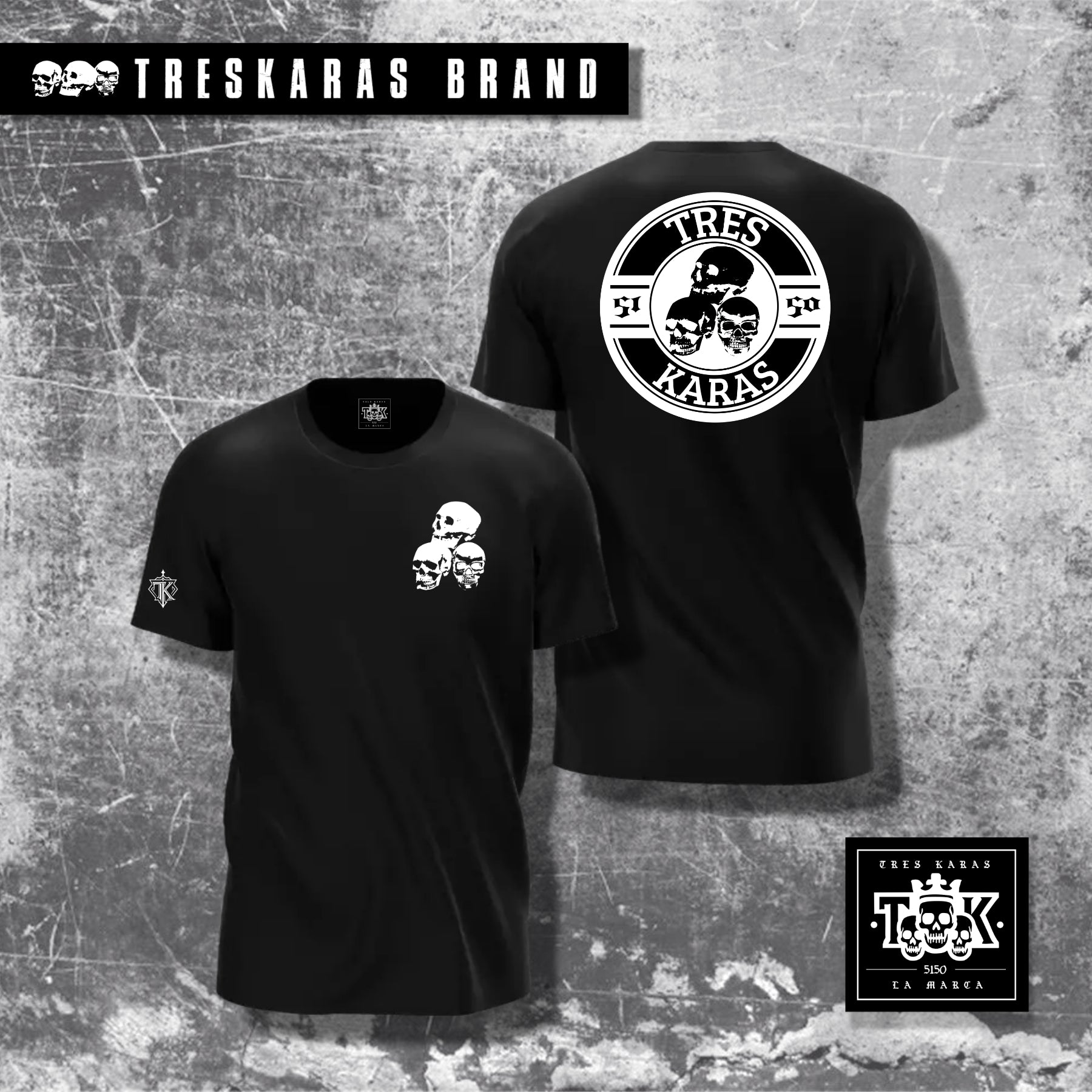 TK 5150 Skull Patch